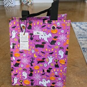 Scout Spooky Pink Tote with Halloween Icons